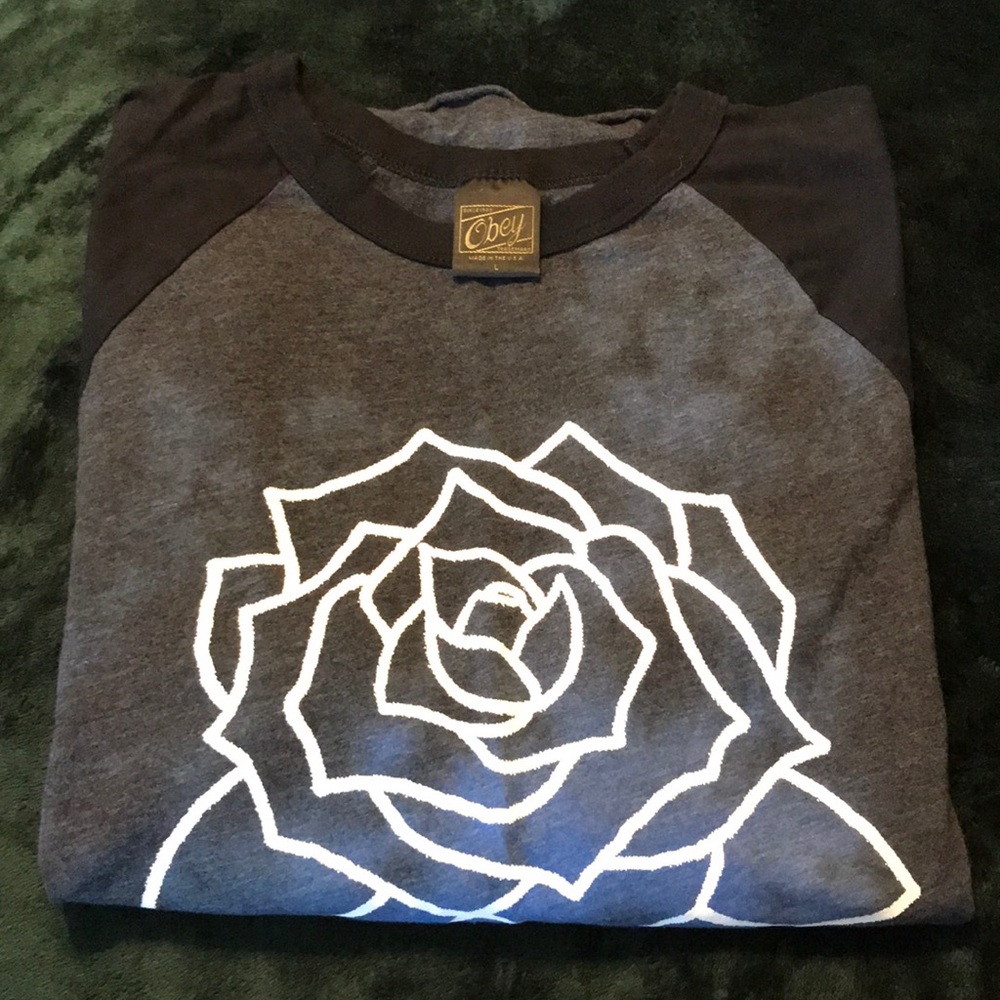 Obey tie dye shirt